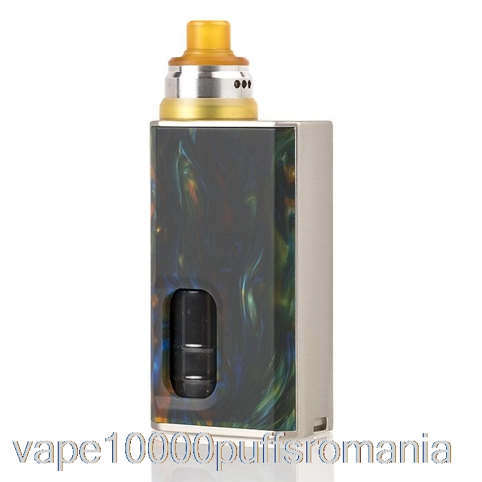 Vape Romania Wismec Luxotic Bf 100w Kit De Pornire Rășină Metalică învolburată / Cadru Argintiu